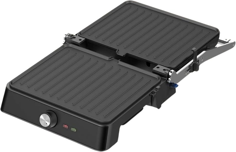 ويستنجهاوس شواية ويستينغهاوس الأمريكية من سلسلة الطراز الرترو (Westinghouse USA Retro Series Contact Grill) – مقاسات 290 × 240 مم – لون أسود؛ قوة 2200 واط، فتحة قابلة للتحريك بزاوية 180 درجة، تحكم في درجة الحرارة والارتفاع، ألواح غير لاصقة (نسخة KSA) – ضمان لمدة سنتين. - Image 3