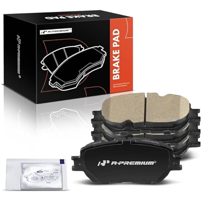 rayihni APremium Brake Pads Replacement for Lexus GS300 2006 Lexus IS250 Toyota Camry Front Set of 2 - Image 1