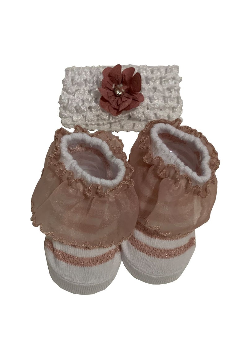 Baby Dream Baby Socks with Headband - Image 1