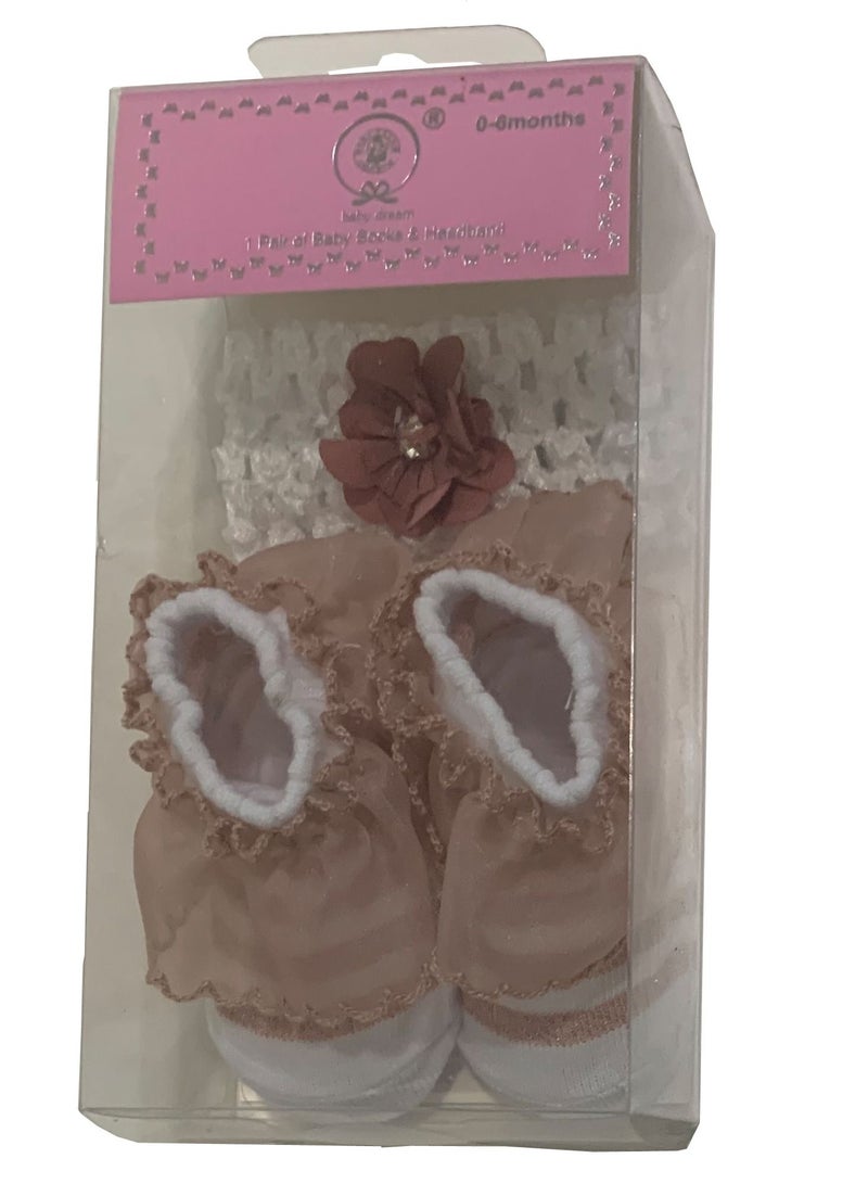 Baby Dream Baby Socks with Headband - Image 2