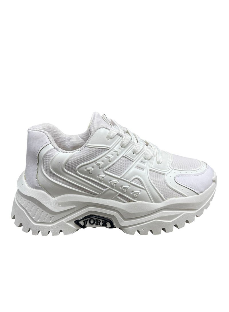 فيبراندا سنيكرز عصري للنساء L-585-ابيض - Image 5