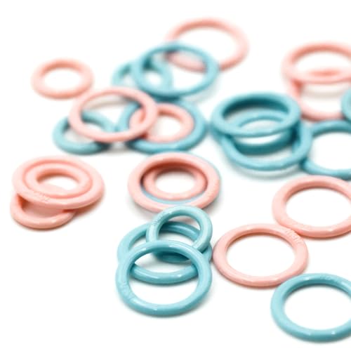 Clover Stitch Marker Rings Multi-Colour 1 - Image 2