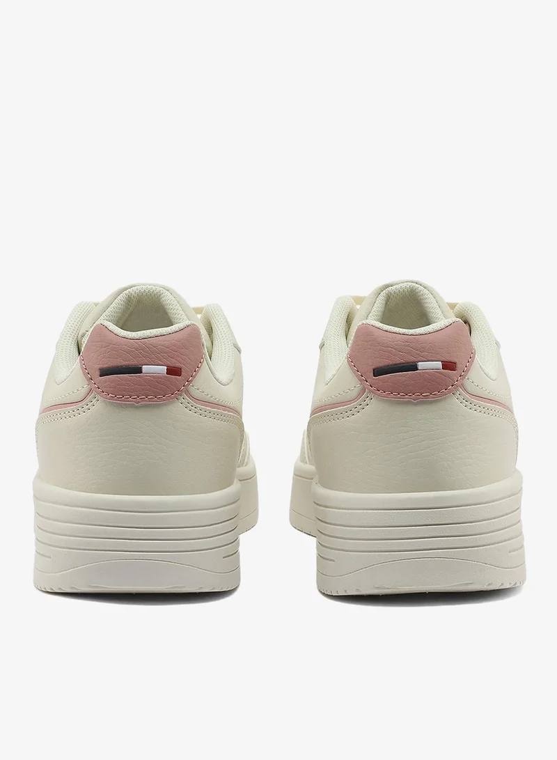 U.S. Polo Assn. beige Women's Beige Low-Top Sneakers - Lightweight with White Sole, Comfortable Casual Shoes for Women | Best Price UAE