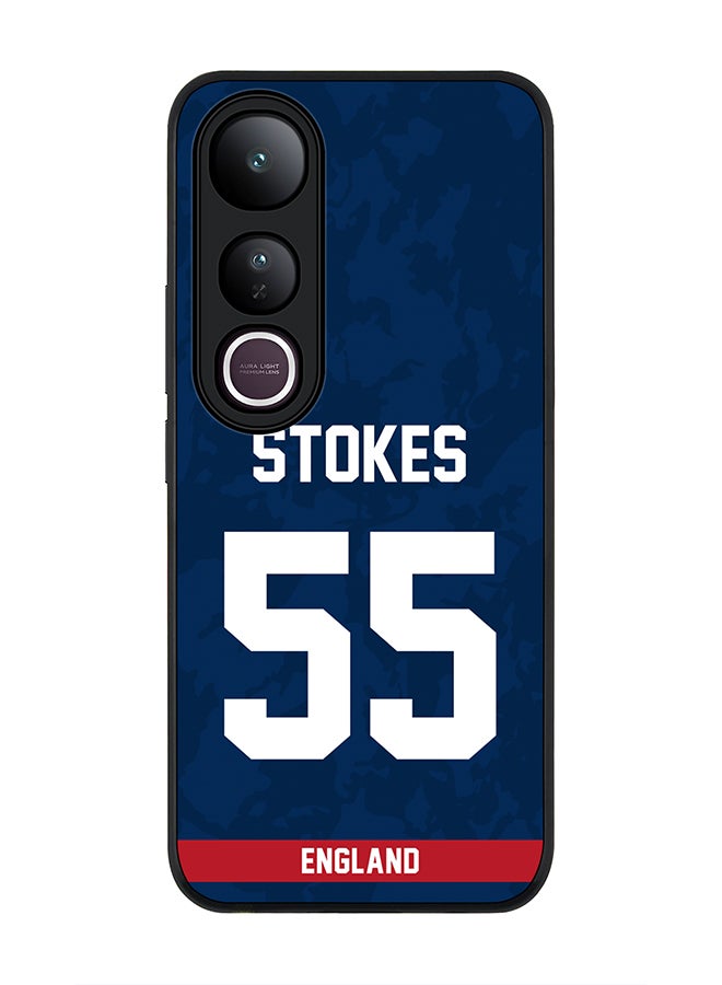 Stylizedd For vivo V50 Lite Case,Slim fit Camera Protection, Shockproof Thin Phone cover  - England Ben Stokes, Jersey No 55