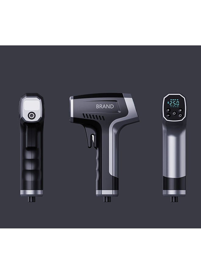 Milano Blair Inflation Pump – Portable High-Pressure Air Pump for Bicycle, Sports Ball, Inflatables, Car Tires & Home Use with Easy Hand Operation & Compact Design - Black - Image 4