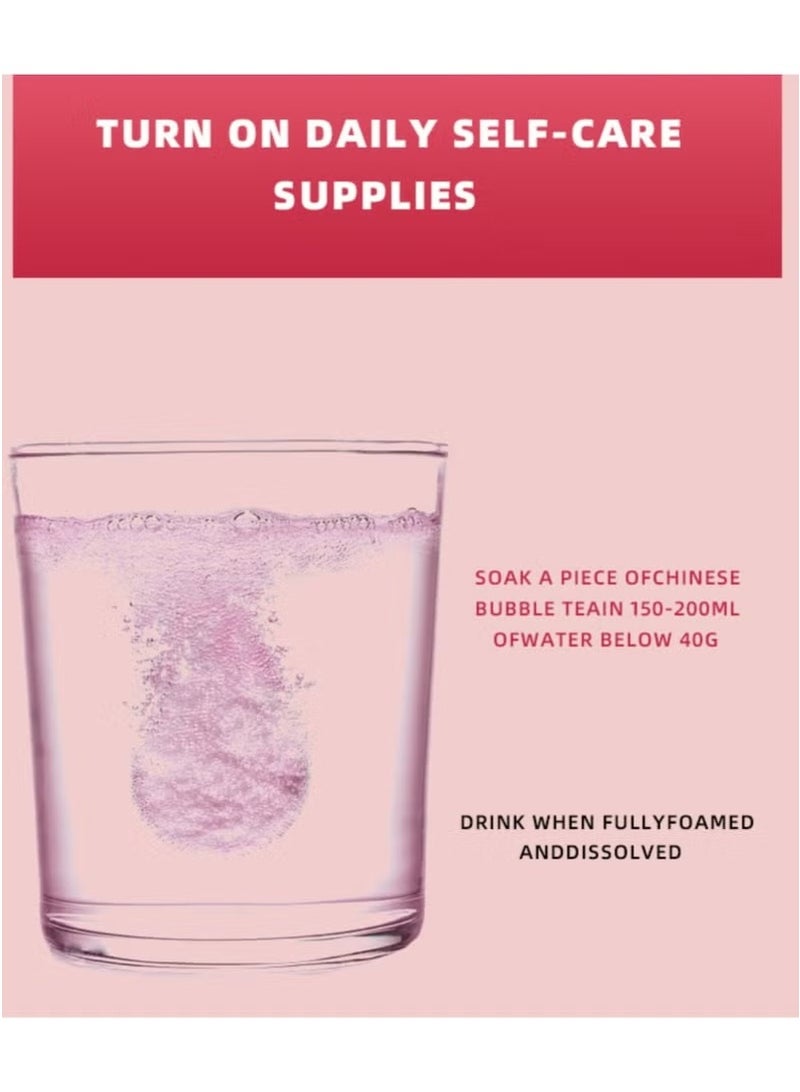 Wins Town Strawberry Effervescent Tablets with Calcium, Vitamin C & D3 – Immune Support, Bone Strength, Fast-Absorbing Nutritional Supplement Drink  - Image 5