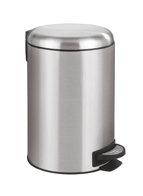 Pedal Bin Leman 12 L Silver