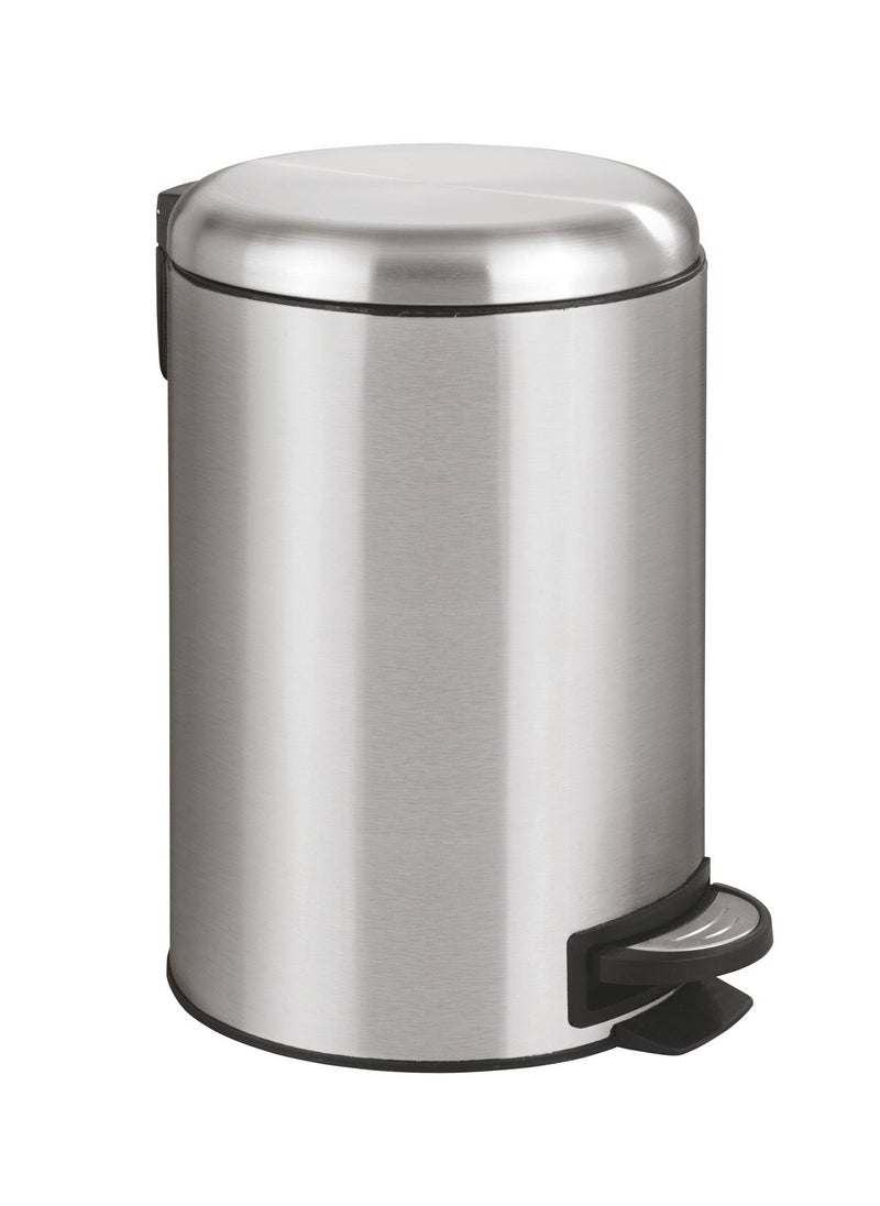 Wenko - Pedal Bin Leman 12 L Silver - Image 1