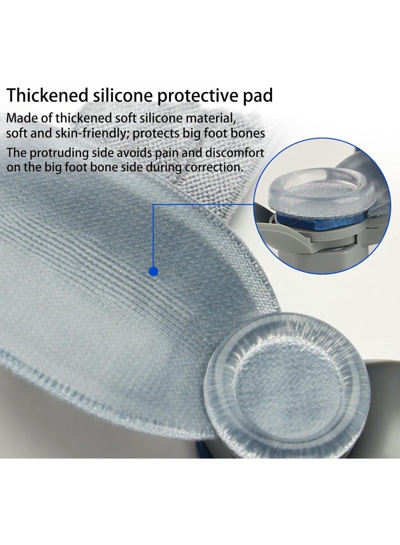 Bunion Corrector for Women Men Big Toe Adjustable Knob Bunion Corrector for Bunion Relief Bunion Fix with Bunion Silicone Pad Suitable for Left and Right Feet - Image 3