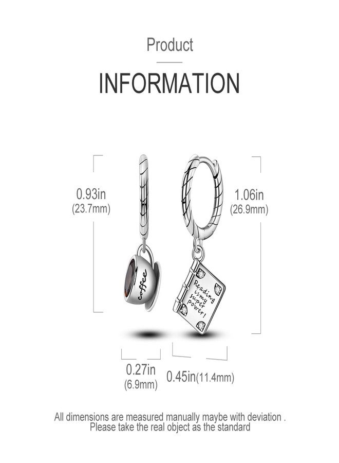 MULA 925 Sterling Silver Drop Dangle Earrings for Women Fashion Hoop Earrings - Image 3