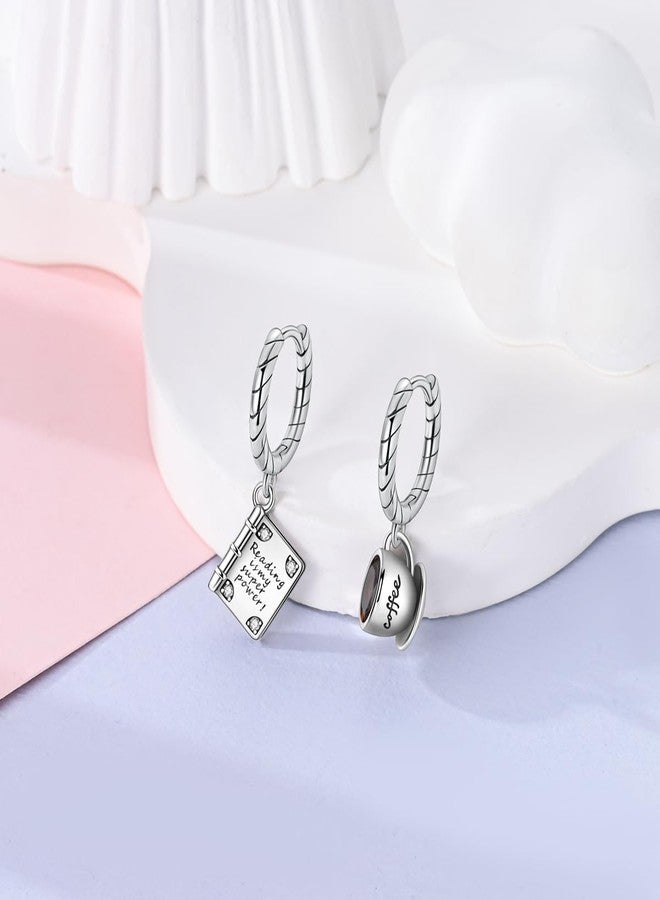 MULA 925 Sterling Silver Drop Dangle Earrings for Women Fashion Hoop Earrings - Image 2