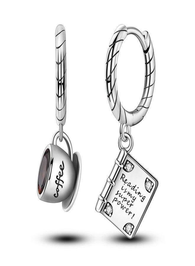 MULA 925 Sterling Silver Drop Dangle Earrings for Women Fashion Hoop Earrings - Image 1
