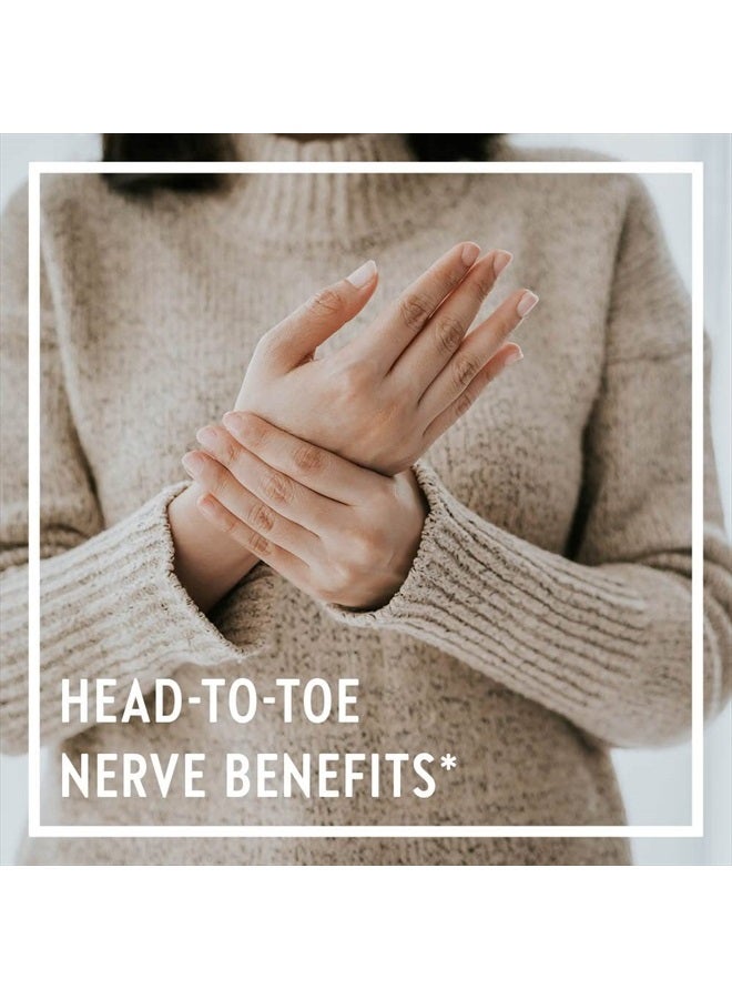 New Chapter مكمل صحة الأعصاب لدعم الأعصاب 3 في 1 من الرأس إلى القدم - فيتامين ب1 يولد الطاقة للأعصاب، فيتامين ب6 يعزز التواصل العصبي، فيتامين ب12 يبني عزل الأعصاب، 30 حبة - Image 2