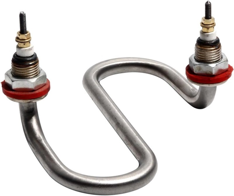 Electric Towel Car Heating Tube Towel Heating Cabinet Towel Machine S-type Steamer Heater Element 201SUS 304SUS 220V 2KW(201SUS) - Image 1
