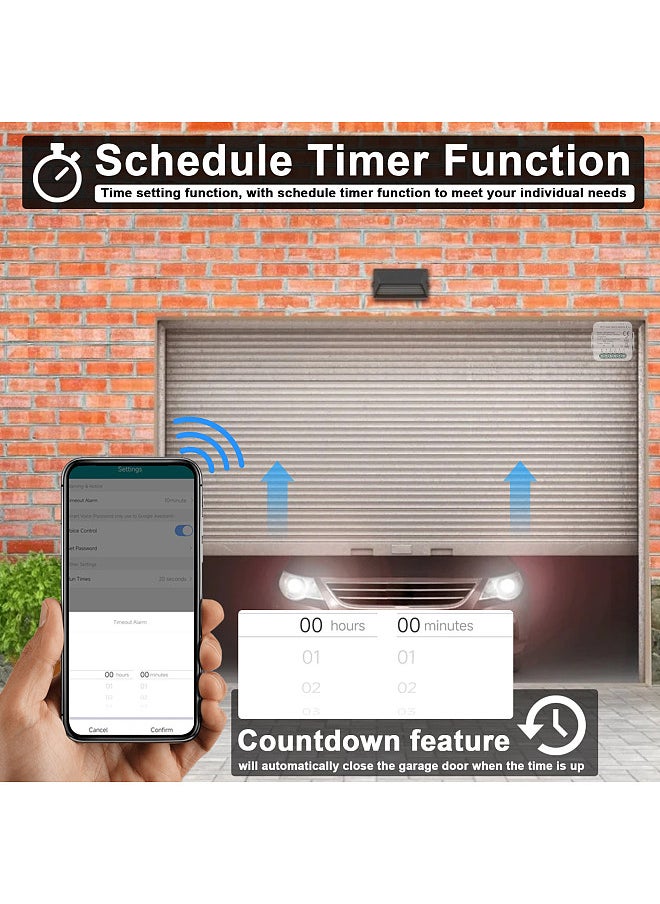 Generic - Tuya WiFi Gate Opener Intelligent Garage Door Opener Controller Mobilephone Remotely APP Control Compatible with Alexa Google Home for Voice Control - Image 1