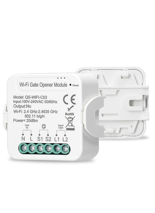 Generic - Tuya WiFi Gate Opener Intelligent Garage Door Opener Controller Mobilephone Remotely APP Control Compatible with Alexa Google Home for Voice Control - Image 1