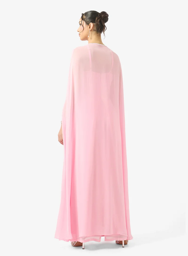 جولدن ابل Floral Knitted Kaftan
