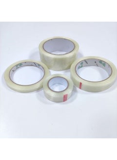 Aircraft Model Fiber Tape Super Sticky Packaging Tape Vertical Grid Cross Pattern Consumables Accessories Tools-Color:1cm Vertical Pattern (large Roll 20 M Long)