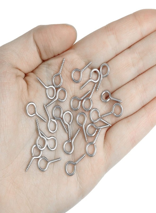 LUORNG Eye Hook Screw LUORNG 100PCS 1.4x7x15mm Stainless Steel Eye Screws, Heavy Duty Screw, Eye Bolts - Image 2