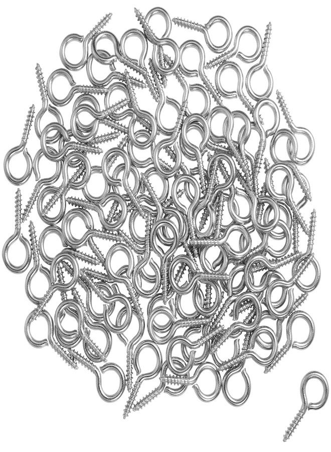 LUORNG Eye Hook Screw LUORNG 100PCS 1.4x7x15mm Stainless Steel Eye Screws, Heavy Duty Screw, Eye Bolts - Image 1