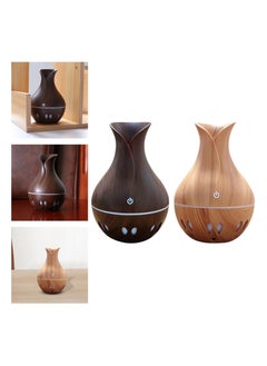 Generic Aromatherapy Diffuser Wood Grain for Home Car Fogger Fresher Household Dark Wood Grain  - Image 3