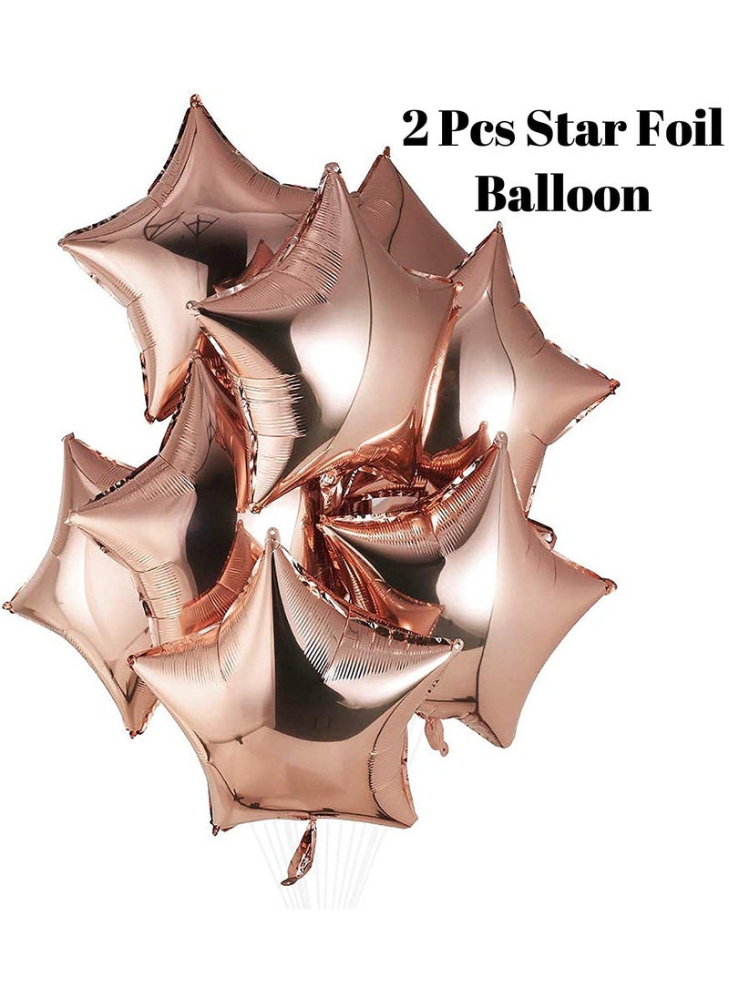 ESSEN Eid Mubarak Decoration Balloons Party Supplies Rose Gold  - 37 pcs  - Image 5