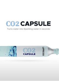 LePRESSO 0.6L CO2 Capsule / Turns Water into Sparking Water in Seconds / Easy Install & Usage / Safe & Without Gas Leakage / Automatic Deflation at High Pressure- Silver  - Image 2