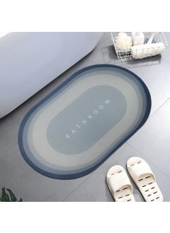 Status Contract STATUS CONTRACT Water Absorbing Mat for Bathroom Quick Dry Rubber Backed Anti-Slip Floor Mat Non Slip Mat for Home, Kitchen (38x 58cms) (D6)  - Image 2