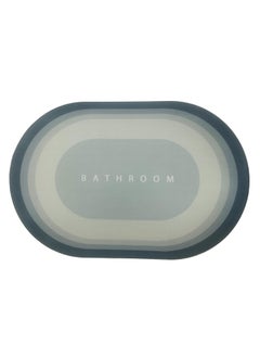 Status Contract STATUS CONTRACT Water Absorbing Mat for Bathroom Quick Dry Rubber Backed Anti-Slip Floor Mat Non Slip Mat for Home, Kitchen (38x 58cms) (D6)  - Image 1