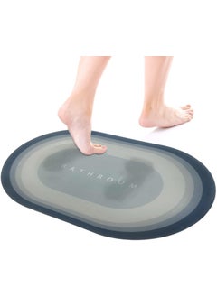 Status Contract STATUS CONTRACT Water Absorbing Mat for Bathroom Quick Dry Rubber Backed Anti-Slip Floor Mat Non Slip Mat for Home, Kitchen (38x 58cms) (D6)  - Image 4