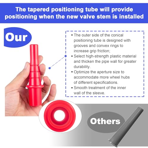 Richcat Quick Change Tire Valve Tool Kit,Tire Valve Stem Core Quickly Replacement Tool Kit,Perfect Tool for Replacing Leaky Valves in Cars,ATVs,Trucks,Motorcycles, etc.with 5 TR413 Valve,4-Way Valve Tool - Image 2