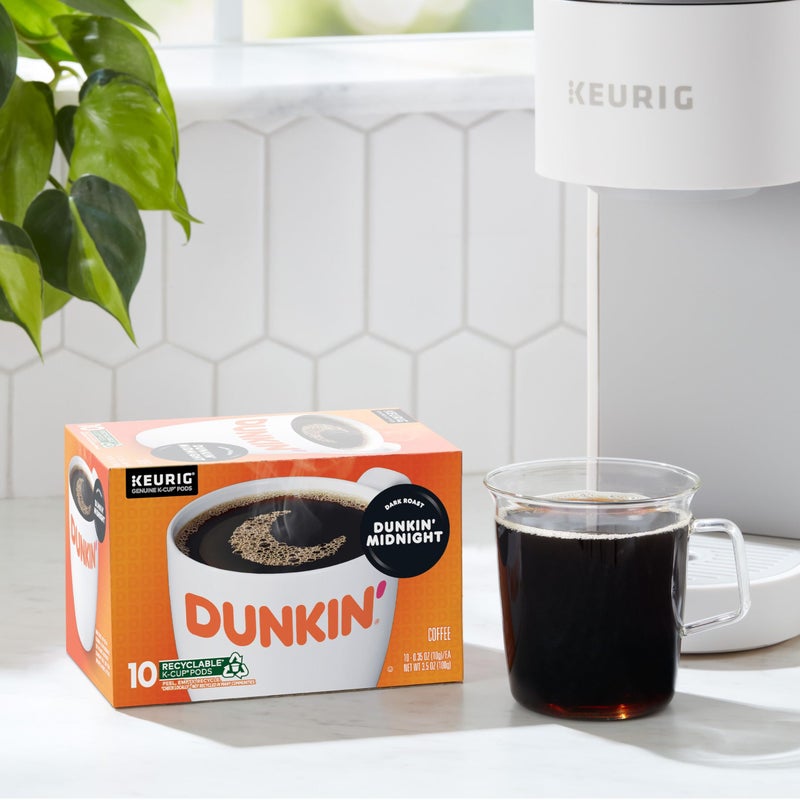 Dunkin' Midnight Dark Roast Coffee, 60 Keurig K-Cup Pods - Image 2