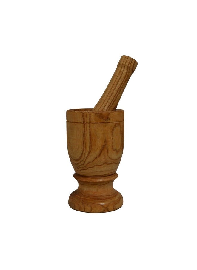 Imusa IMUSA USA Small Wood Mortar & Pestle  - Image 1