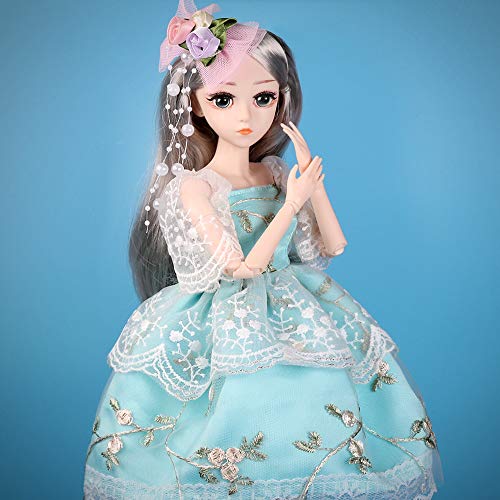 UCanaan BJD Dolls 14 SD Smart Doll 18 Inch 18 Ball Jointed Doll DIY Toys with Full Set Clothes Shoes Wig Makeup Best Gitfs for Girls Christmas Birthday - Image 1