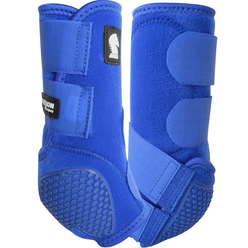 Classic Equine Flexion by Legacy2 Support Boots, Front (Blue, Medium)