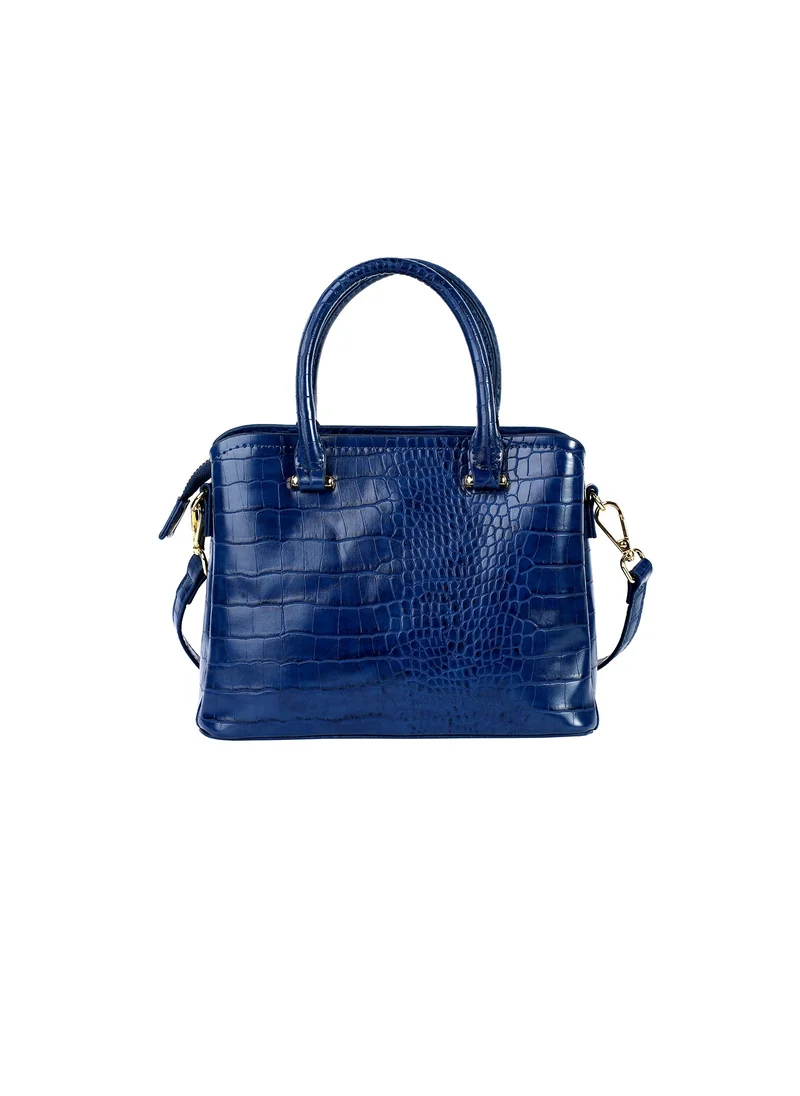 أميكا Daphne Reptile Textured Vegan Leather Ladies Shoulder Crossbody Handbag