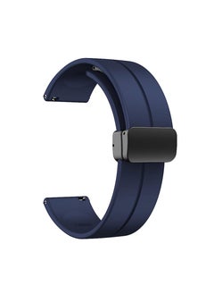 Generic 20mm Silicone Strap With Magnetic Folding Buckle  For Xiaomi Amazfit GTS2 / GTS  /GTS 2e /GTS 2 Mini Blue  - Image 1
