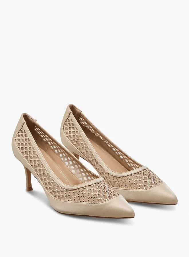 فلورا بيلا من شو إكسبرس Flora Bella Women Embellished Stiletto Heel Pumps