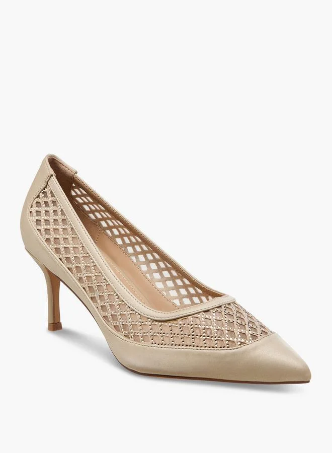 فلورا بيلا من شو إكسبرس Flora Bella Women Embellished Stiletto Heel Pumps