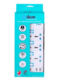 ikon 3Way Extension With 2 Usb 3 Meter 
