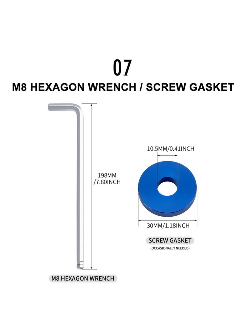 SOLARAE Professional Bicycle Bottom Bracket Install and Removal Tool Kit, Durable Bike Bottom Bracket Remover Bike Removal Tool Kit for Bb86 / Pf30 / 92/386 - Image 3