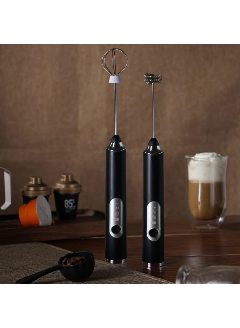 KD ZONE Milk Frother Handheld Coffee Frother Blender USB Rechargeable Electric Foam Maker Electric Coffee Beater for Cappuccino Whisker Electric Blender for Egg Milk Frother  - Image 4