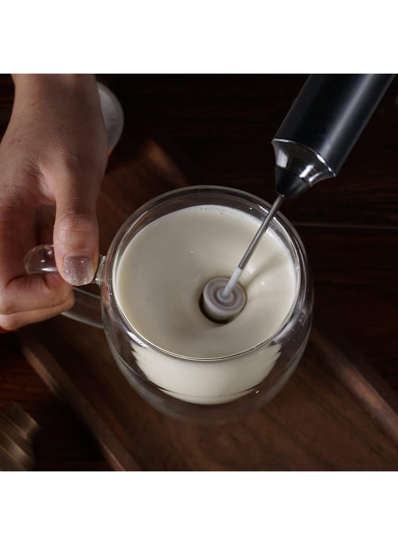 KD ZONE Milk Frother Handheld Coffee Frother Blender USB Rechargeable Electric Foam Maker Electric Coffee Beater for Cappuccino Whisker Electric Blender for Egg Milk Frother  - Image 5