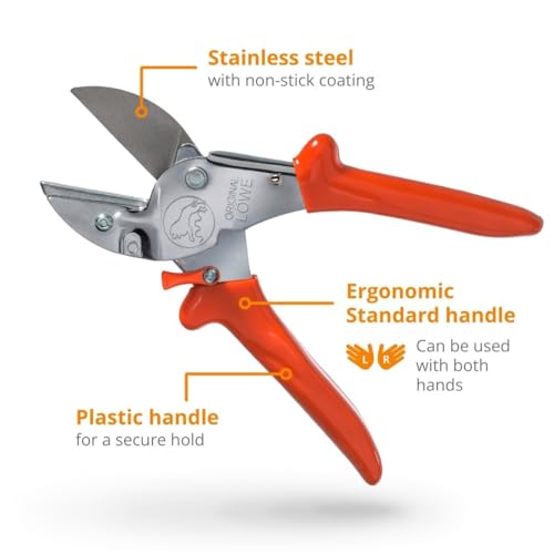Original LÖWE Professional Anvil Pruner Garden Tools 1.104 | Robust & Sharp Hedge Trimmer | Use As Pruners, Garden Shears, Heavy Duty Handheld, Pruning Shears for Gardening | Made in Germany - Image 5