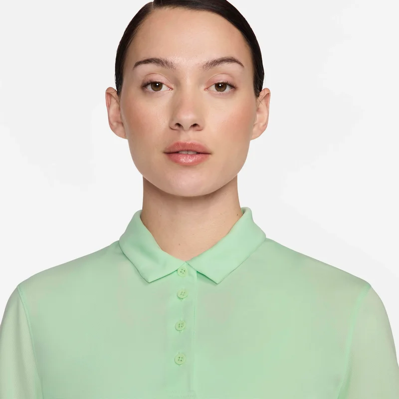 Nike Green Women's Dri-FIT Victory Golf Polo Shirt for Women | Best Price UAE