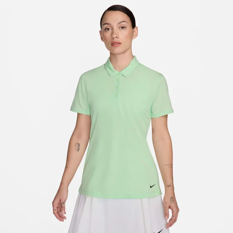 Nike Green Women's Dri-FIT Victory Golf Polo Shirt for Women | Best Price UAE
