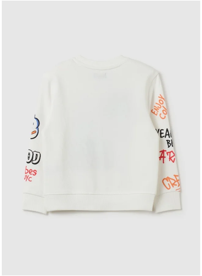 Ovs French terry sweatshirt with print