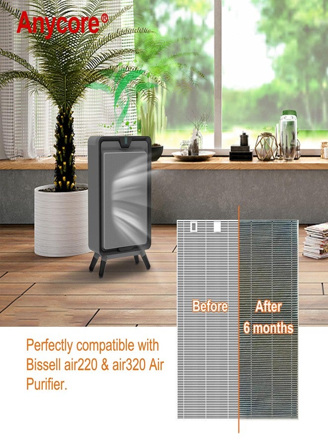 Anycore for Bissell air320 Replacement Filters H13 True HP Filters, Also Compatible with Bissell air220 Replacement (Pre-filter + 2678,2804 HP Filter + 2677 Activated Carbon Filter) - Image 4