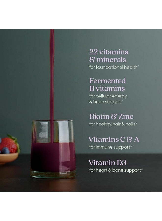 نيو تشابتر مكمل غذائي سائل متعدد الفيتامينات والمعادن من نيو تشابتر لفوائد الجسم بالكامل، متعدد الفيتامينات لذيذ 100% للبالغين والمراهقين والأطفال من عمر سنتين فما فوق، جاهز للامتصاص بشكل أسرع، بنكهة التوت المختلط، 30 أونصة - Image 4