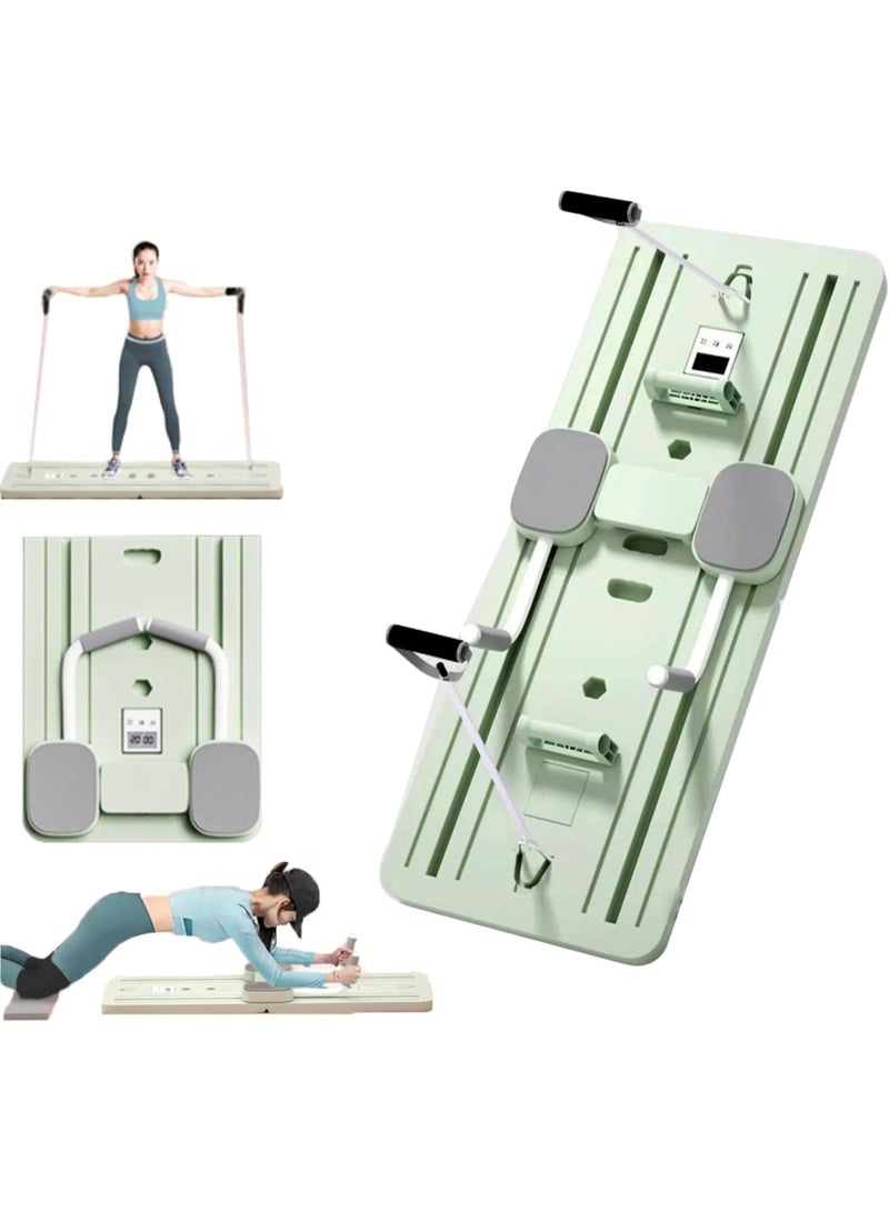 ويمكن أن تكون ألواح اللياقة البدنية لعضلات البطن الستة خضراء قابلة للطي للتمارين المنزلية - Image 2